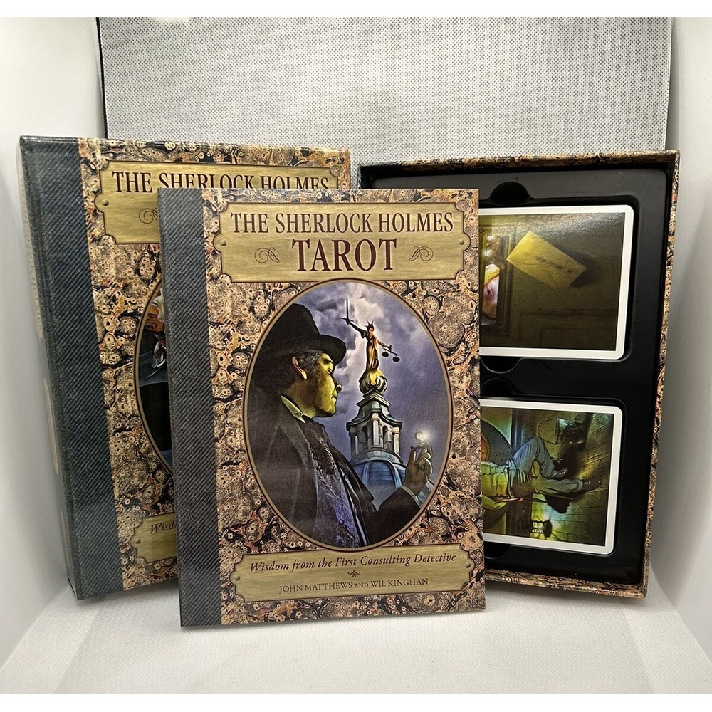 The Sherlock Holmes Tarot- Matthews & Kinghan 2014 Rare New Open Box Never Used
